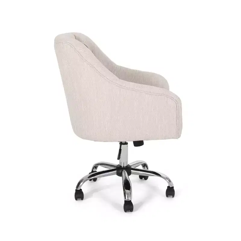 Tufted Home Office Chair with Swivel Base Adjustable Height