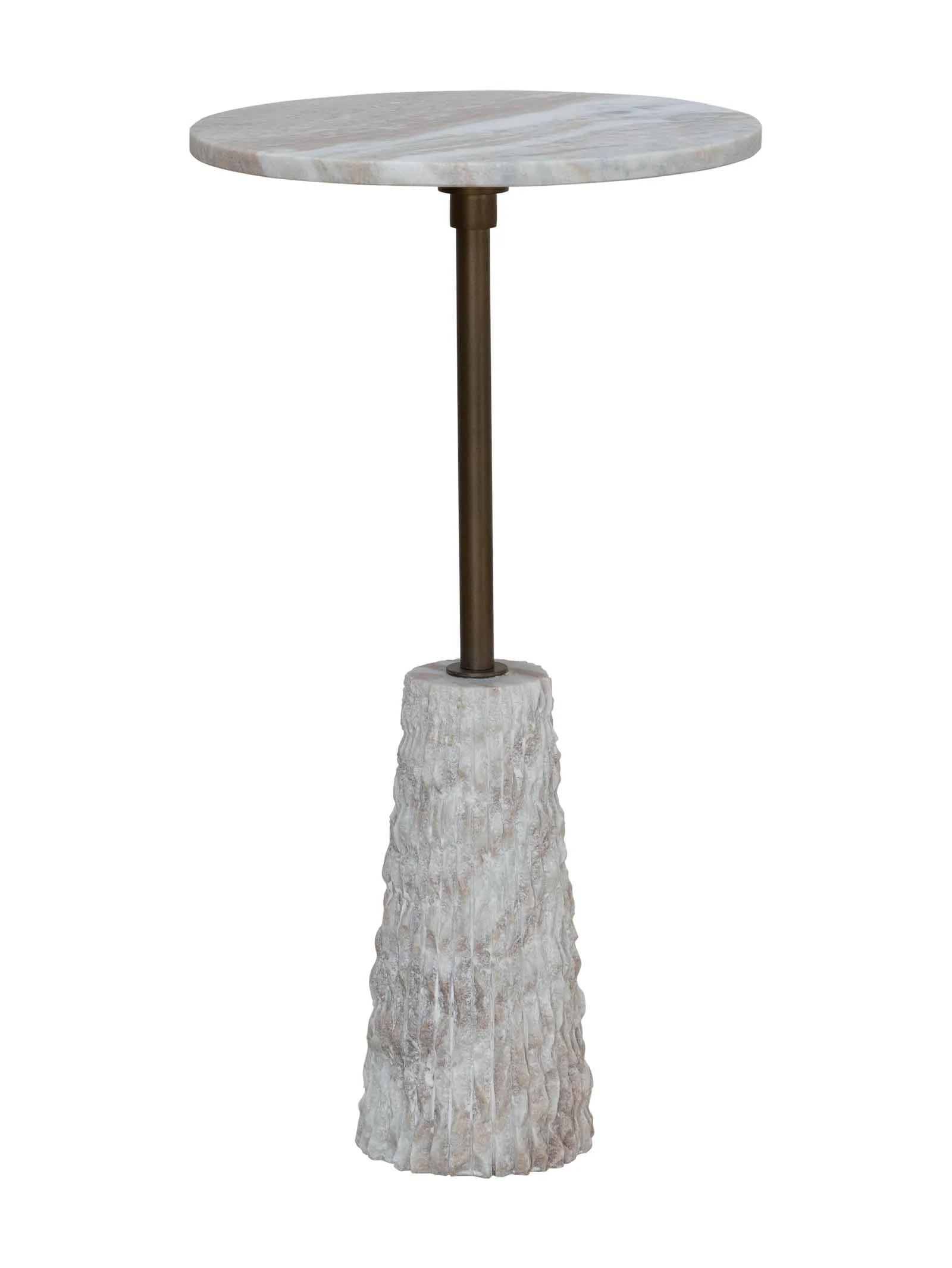 Marble Side Table for Patio