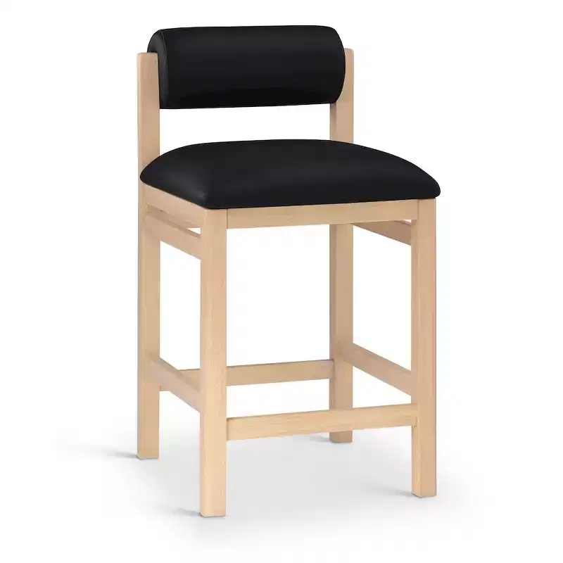 Meridian Furniture,Roundhill Vegan Leather Upholstered Counter Stool