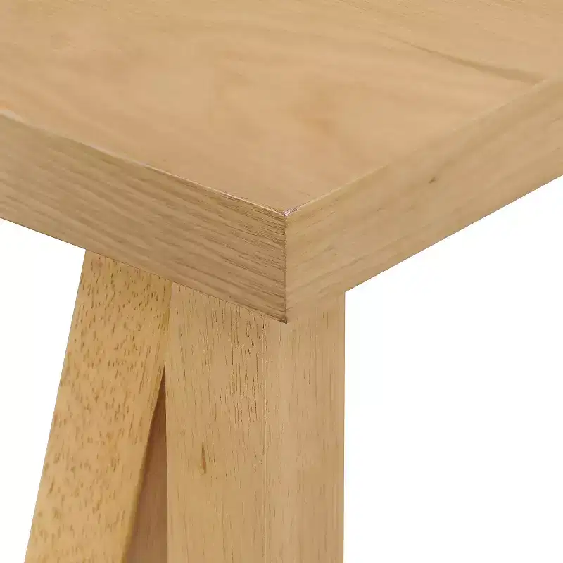 GDFStudio Alexis Mid Century Modern 7 Piece Fabric and Upholstered Rubberwood Dining Set