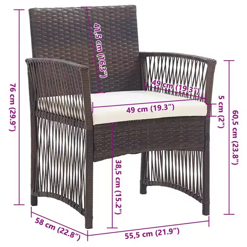 vidaXL Garden Chair, Chairs