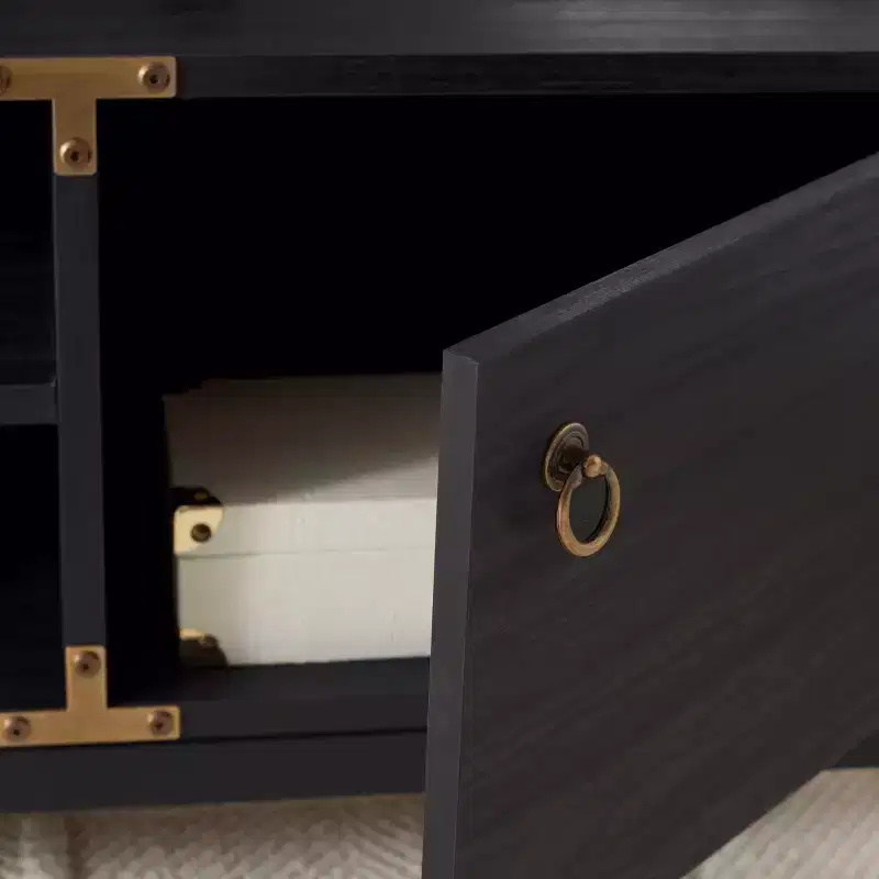 2 Door 2 Shelf Media Stand