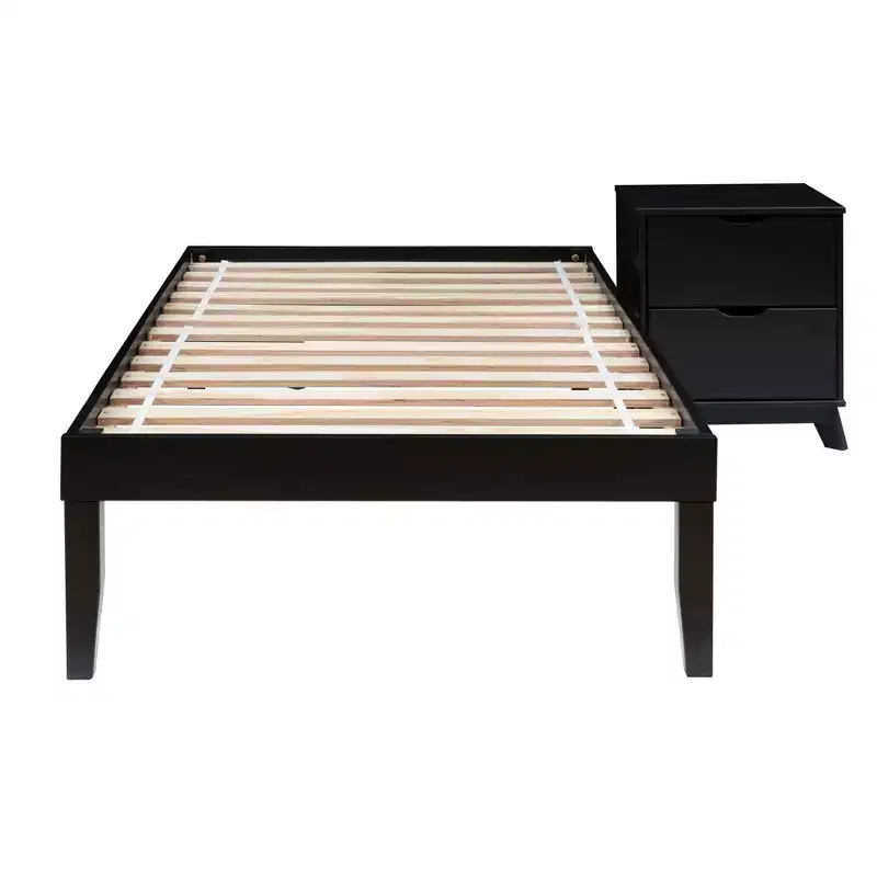 Powell Pensy Twin Platform Bed and Nightstand