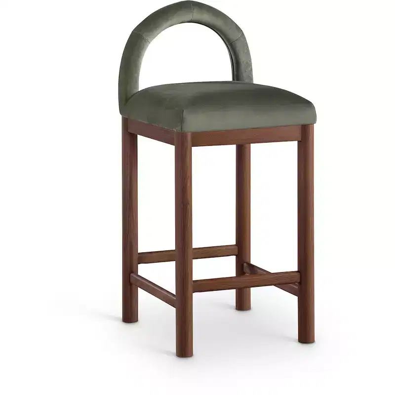 Velvet Counter Stool