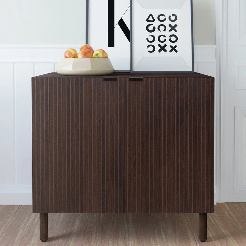 Walnut Cabinet 2 Door