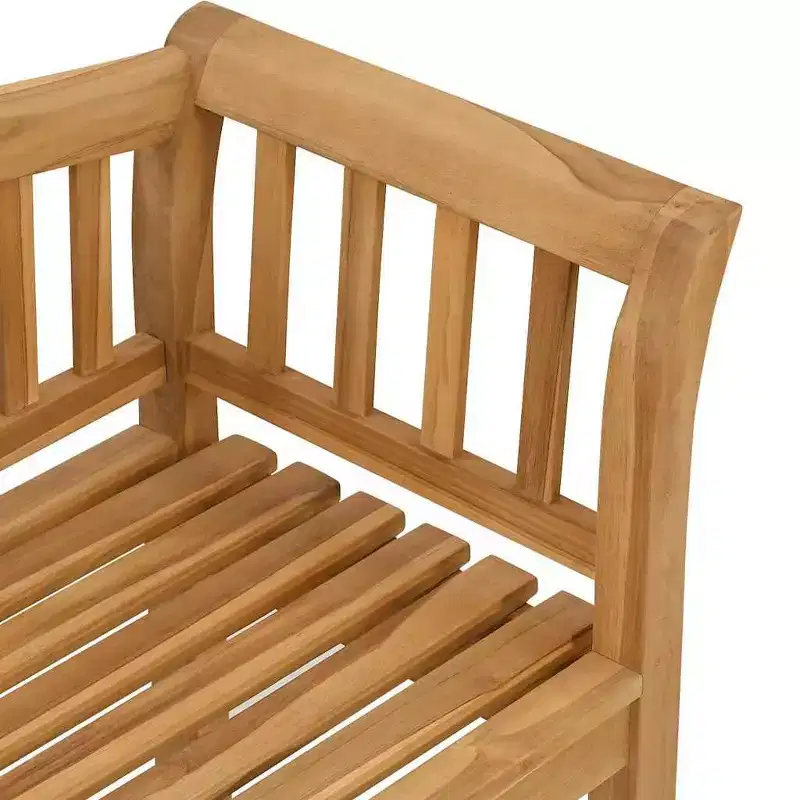 vidaXL Bench Brown 47.24 x 21.06 x 33.46 in Solid Teak wood