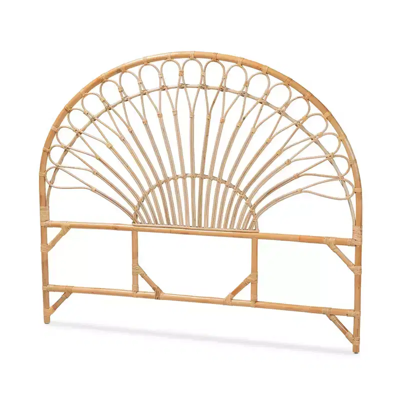 Devereaux Rattan Headboard Natural/Brown - bali & pari