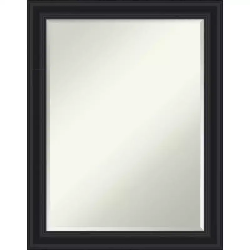 Half-Inch-Bevel Framed Bathroom Vanity Wall Mirror