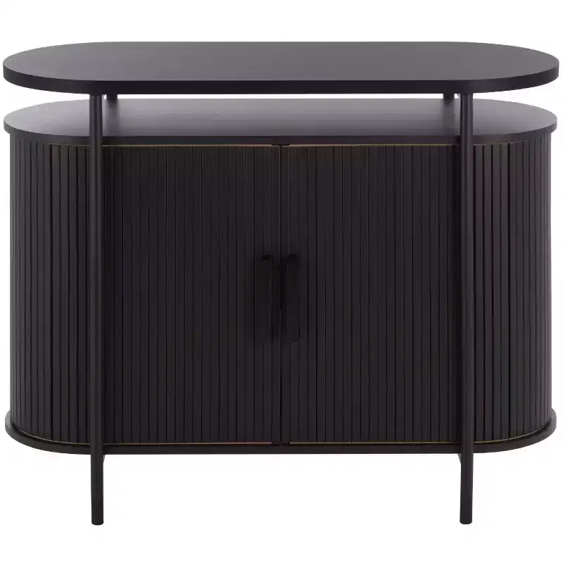 Etka Tambour Doors Compact Sideboard - MED3111 - Safavieh