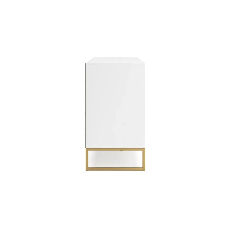 White/Gold Dresser