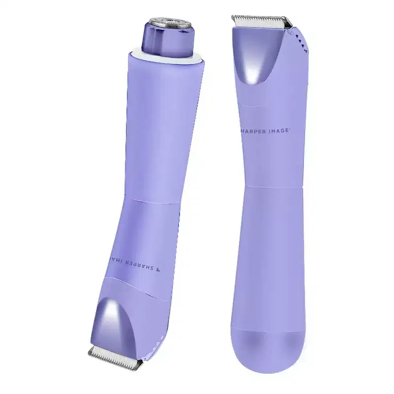 Sharper Image Cordless 2-in-1 Hair Trimmer & Shaver - Purple