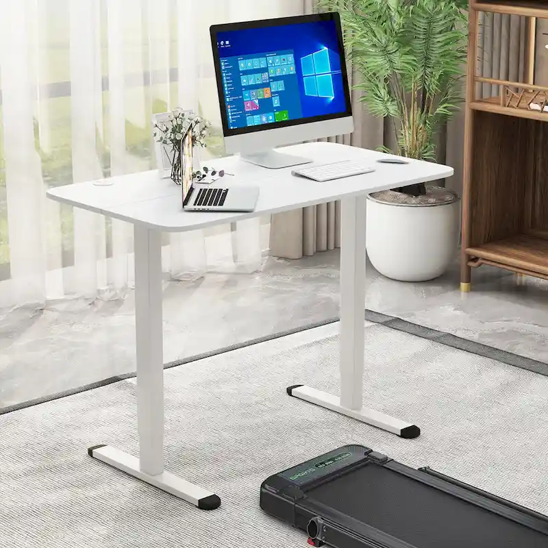 Gymax Electric Standing Desk Adjustable Stand up Computer Desk
