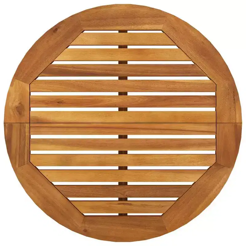 vidaXL Garden Bar Set Natural wood Solid Acacia wood Compact Footrest