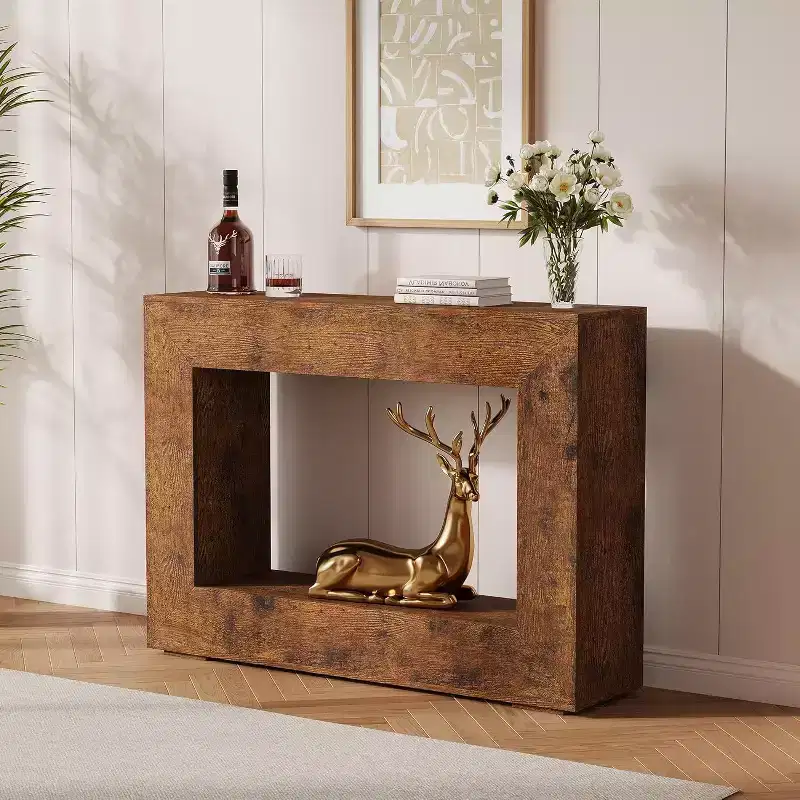 47-Inch Wooden Console Table – Entryway & Sofa Table