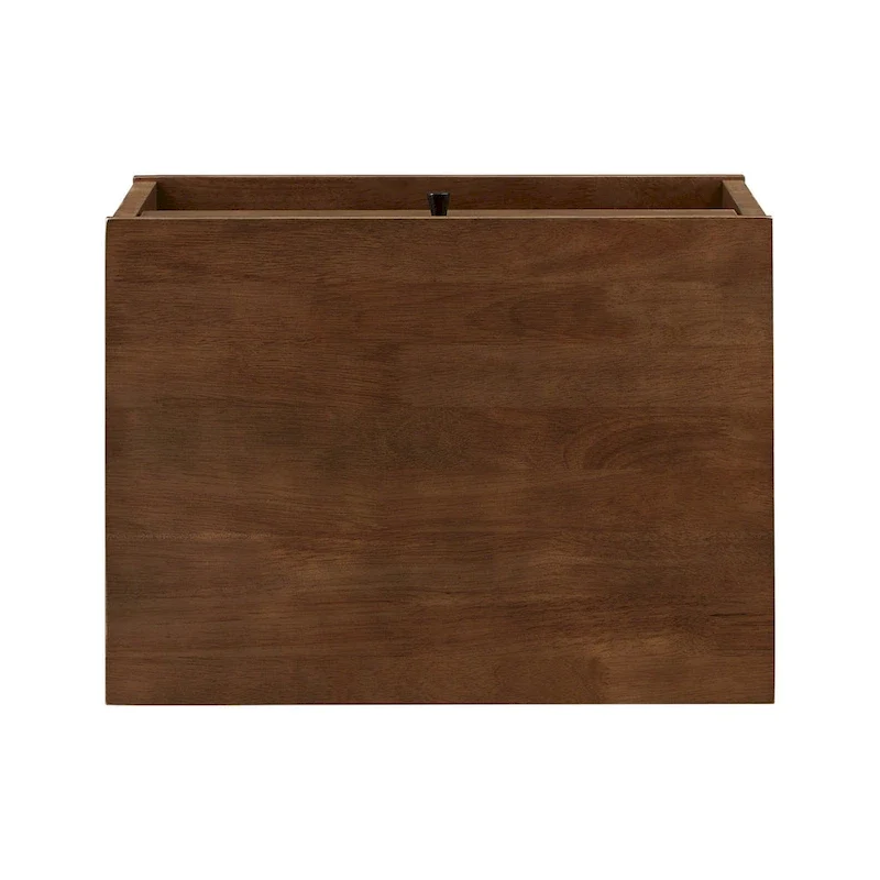 Frey 1-Drawer Brown Finish Wood Nightstand by iNSPIRE Q Modern