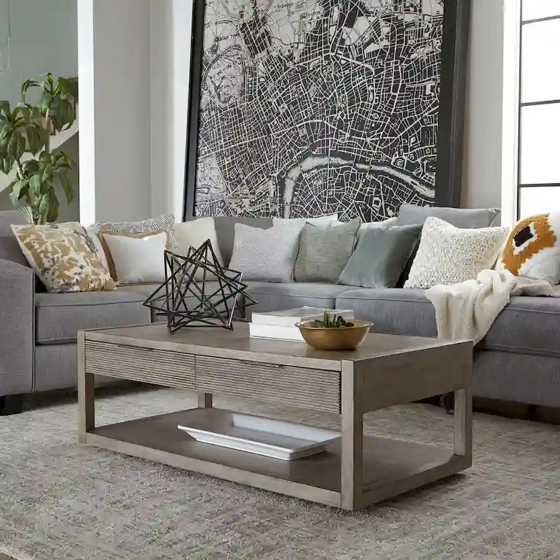 Dusty Taupe Cocktail Table