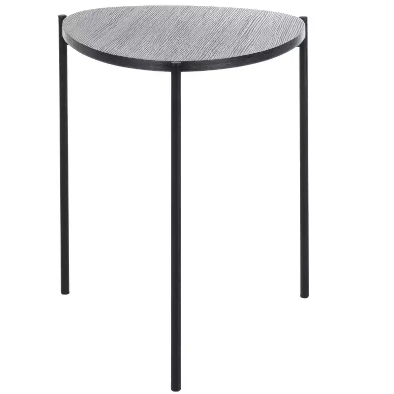 Sven Side Table – Dark Grey Oak/Black