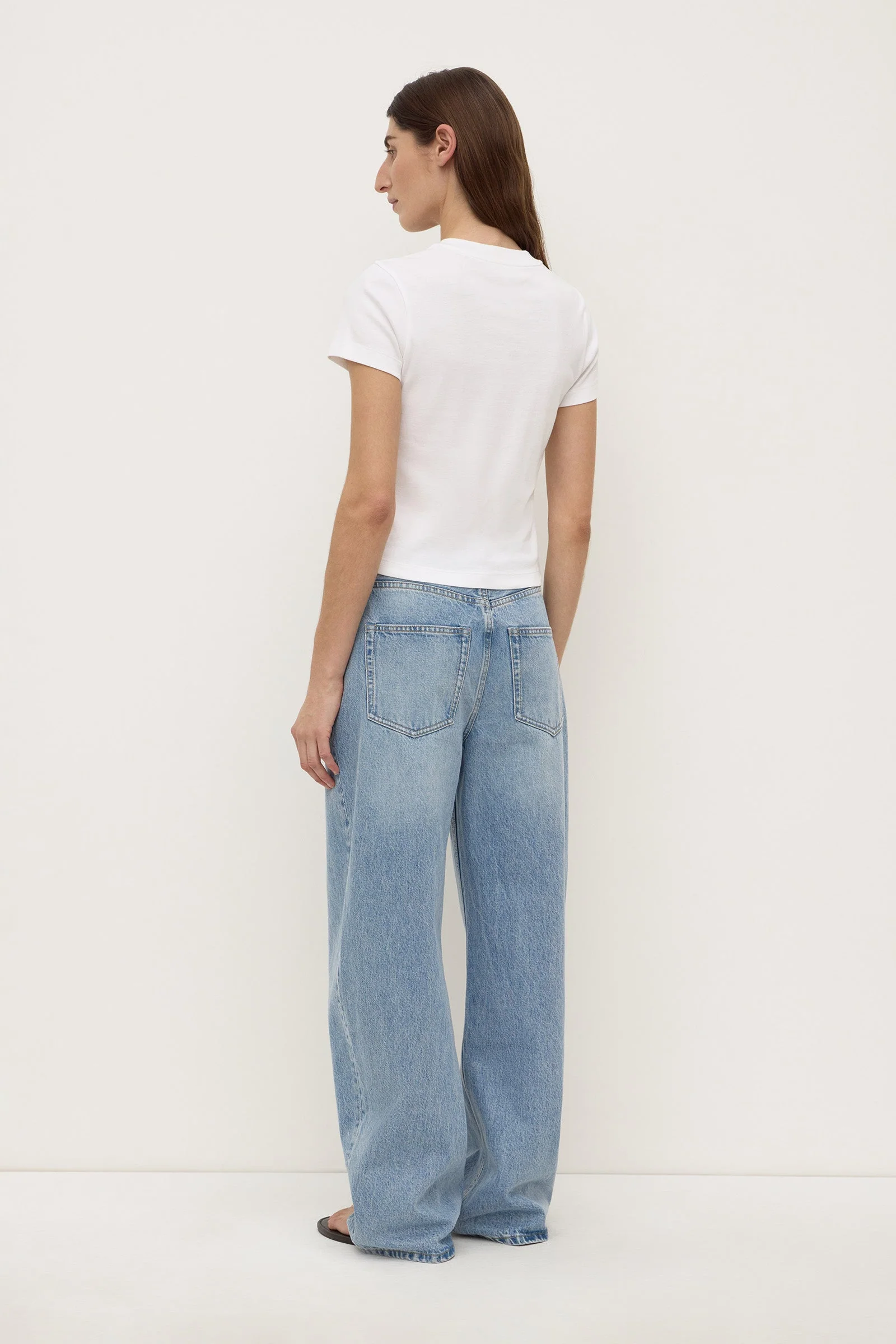V Neck Cotton Tee
