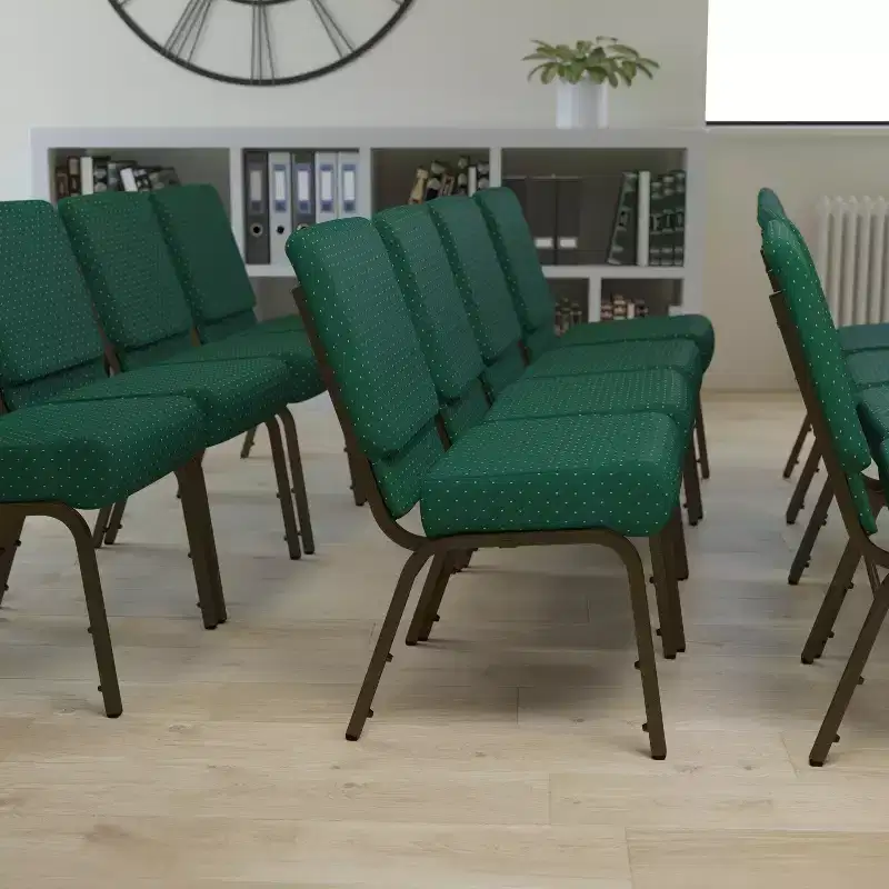4 Pack 21''W Stacking Church Chair