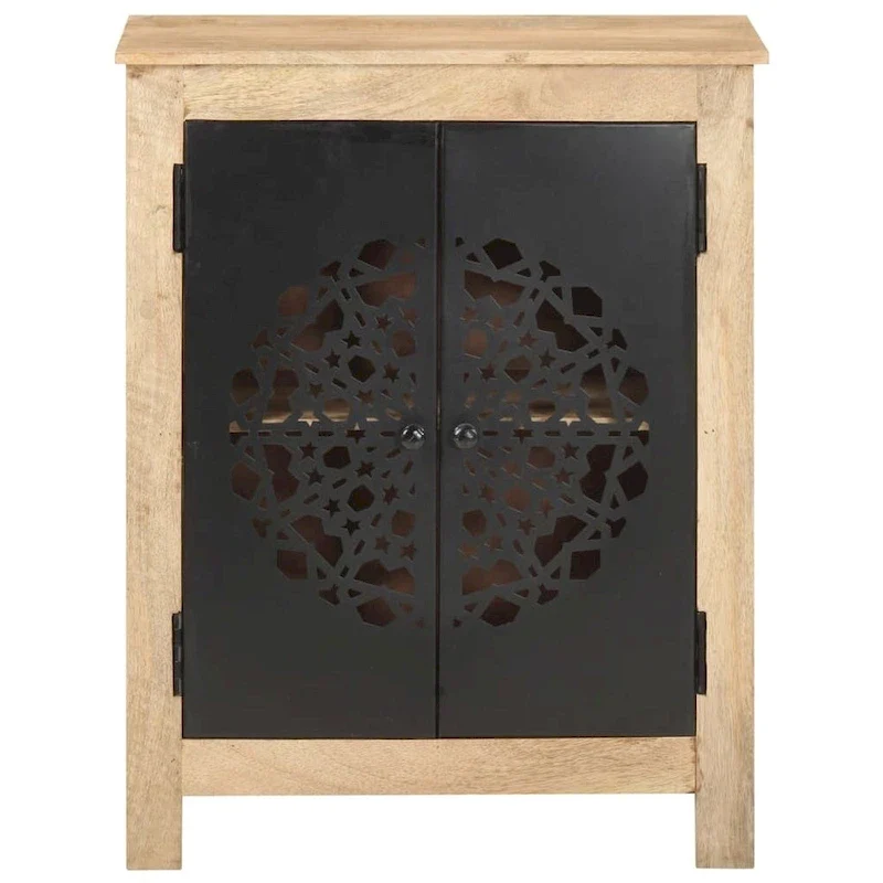 Solid Mango Wood Sideboard 23.6x13.8x29.5