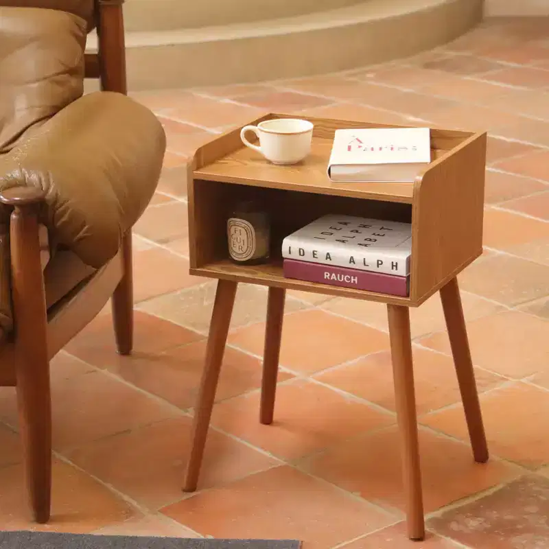 Nightstand, Mid Century Modern Side Table Bedroom