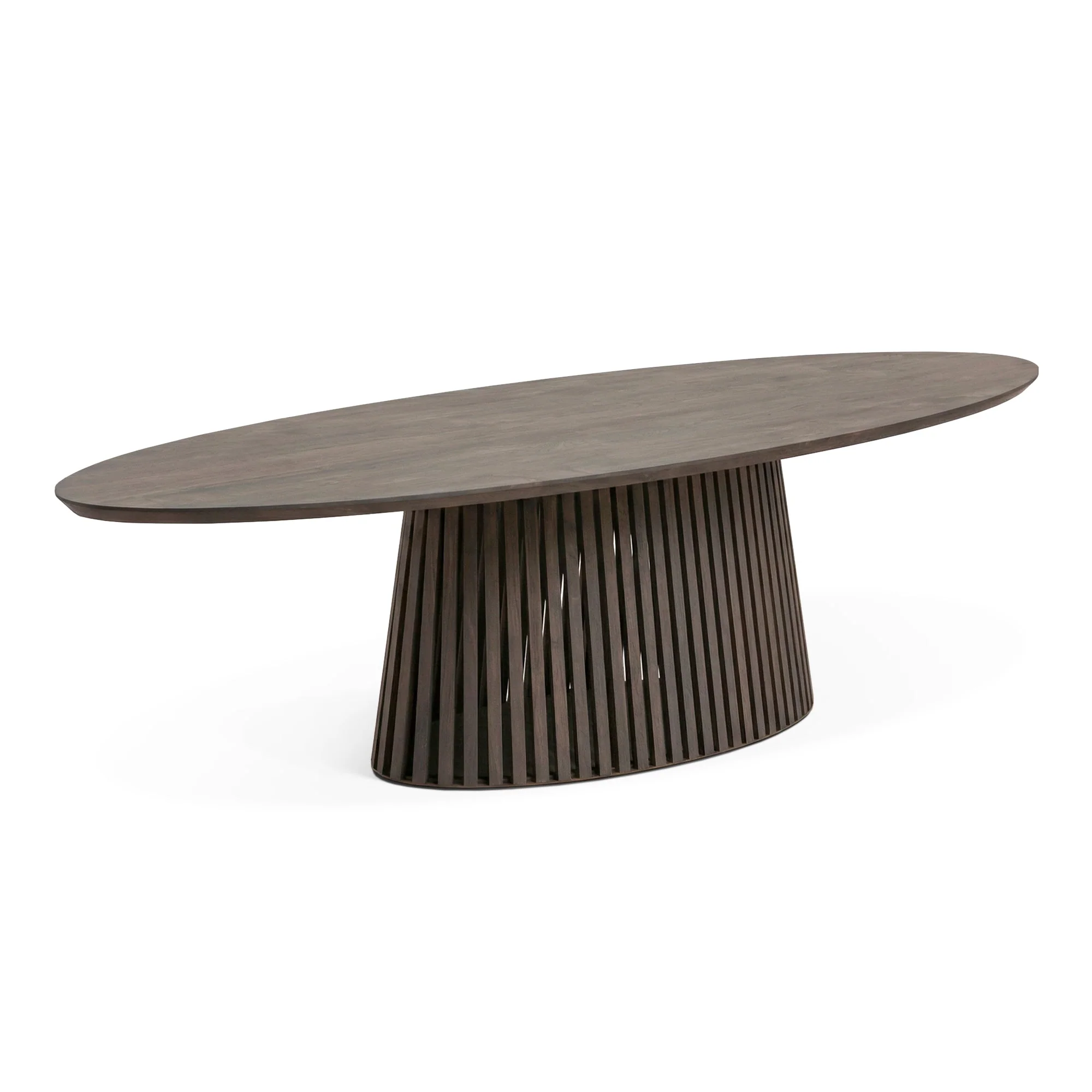 Oval Walnut Table - Introducing our handcrafted round oak dining table - a stunning addition to any home - Made from solid wood this table combines