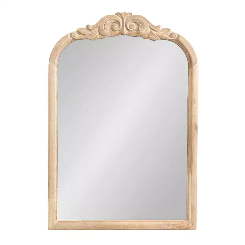 Wood Arch Wall Mirror