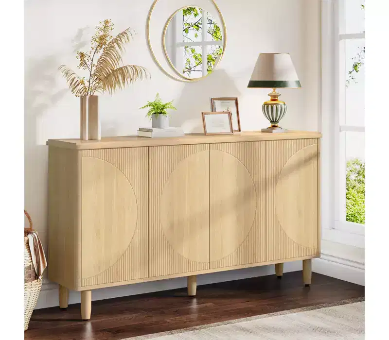 59.4-Inch Buffet Cabinet Sideboard