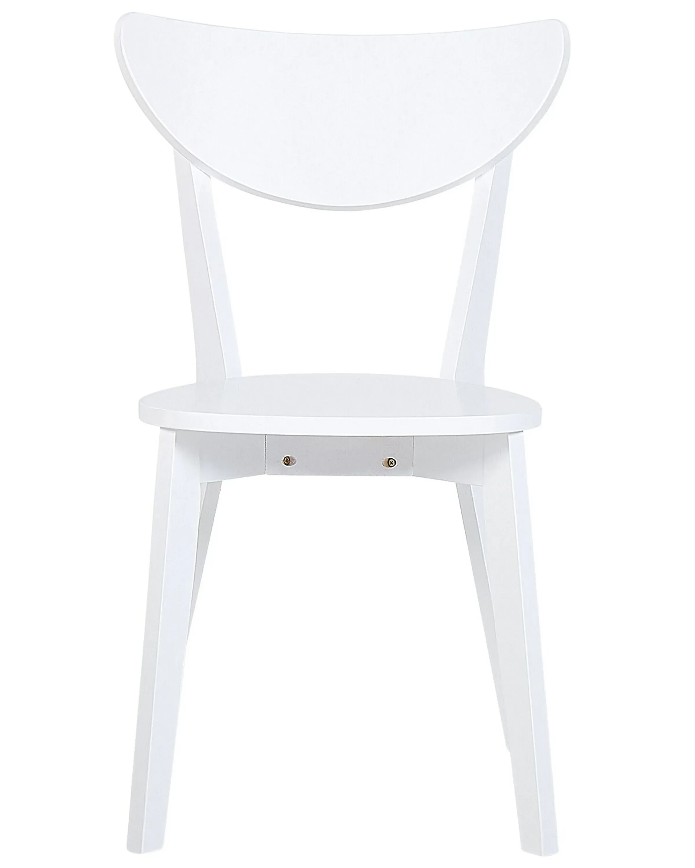 Set di 2 sedie da pranzo Bianco