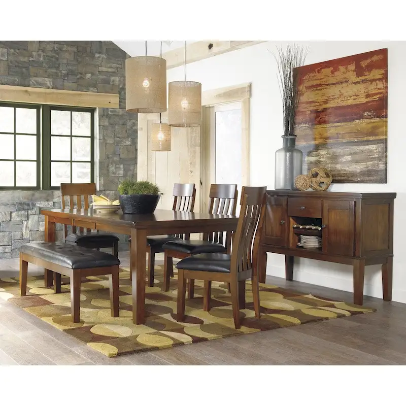 Ralene Rectangular Butterfly Extension Dining Table - 42 W x 78.13 D x 30 H