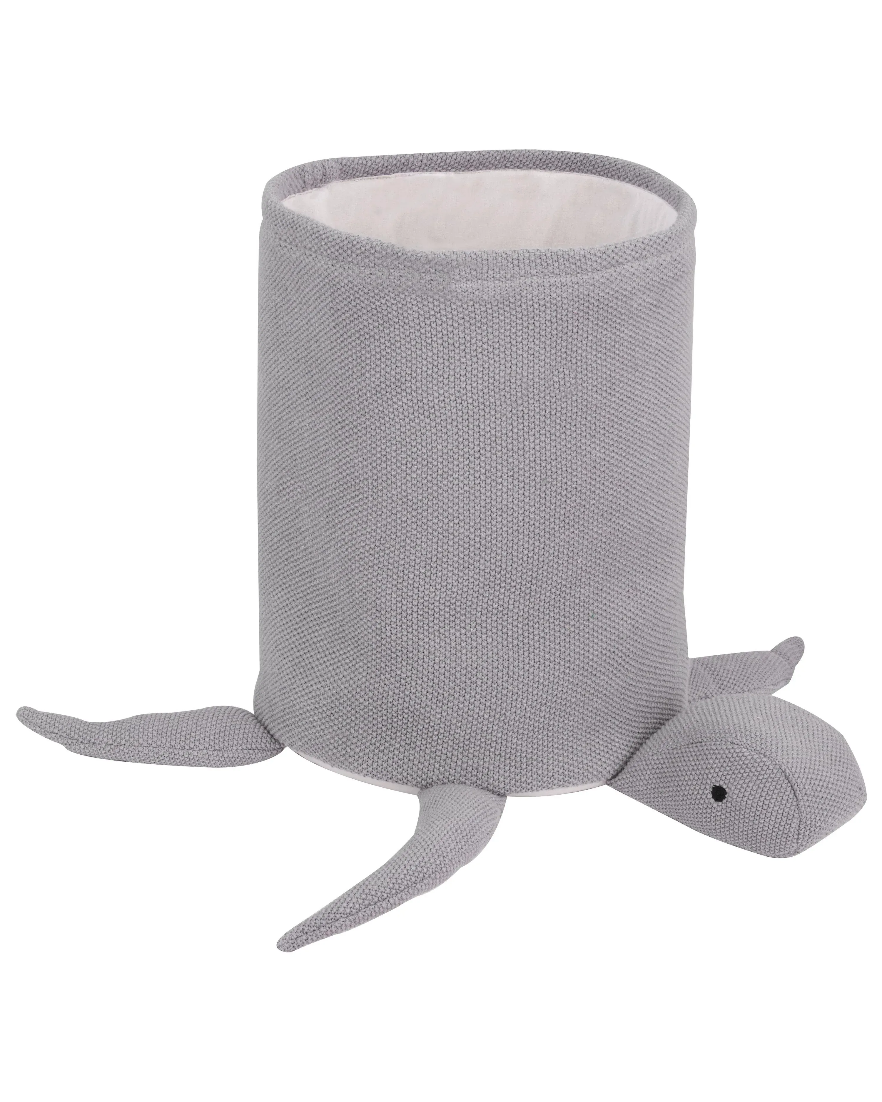 Cestino per bambini Tartaruga Cotone Grigio