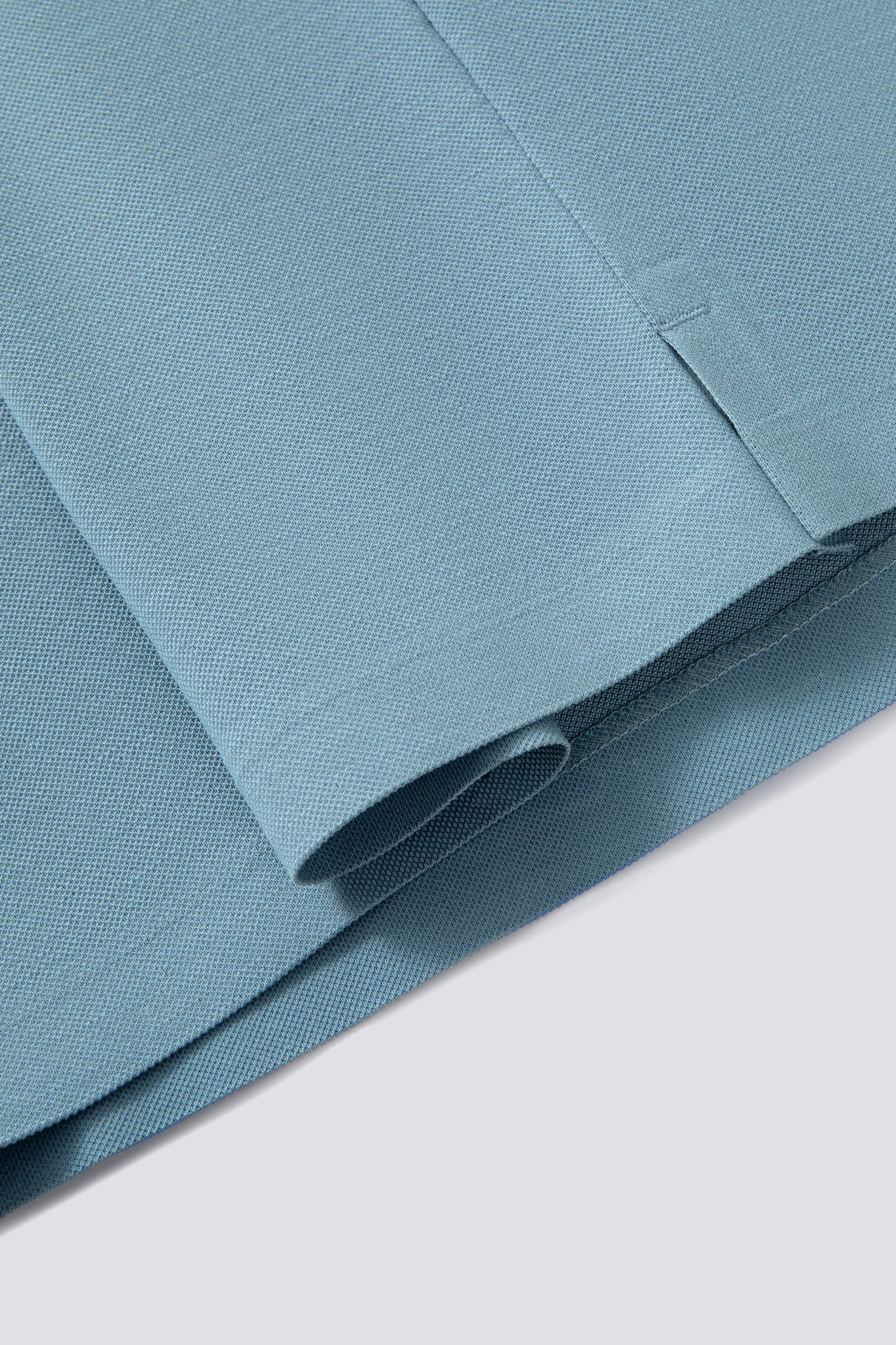 Concealed Placket Sharp Pique Polo – Mystic Blue