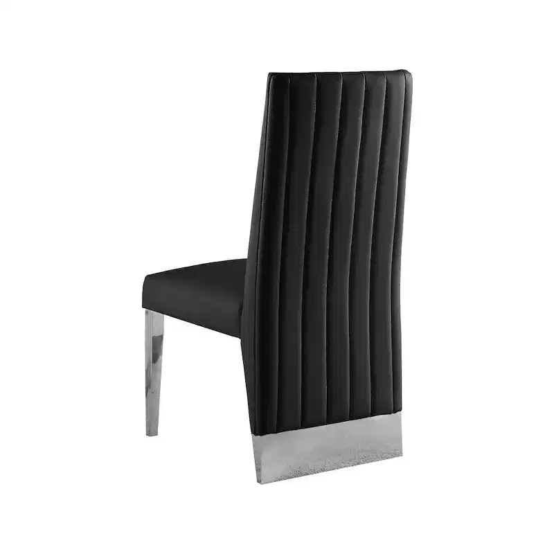 Meridian Furniture,Porsha Vegan Leather Dining Chair, Set of 2