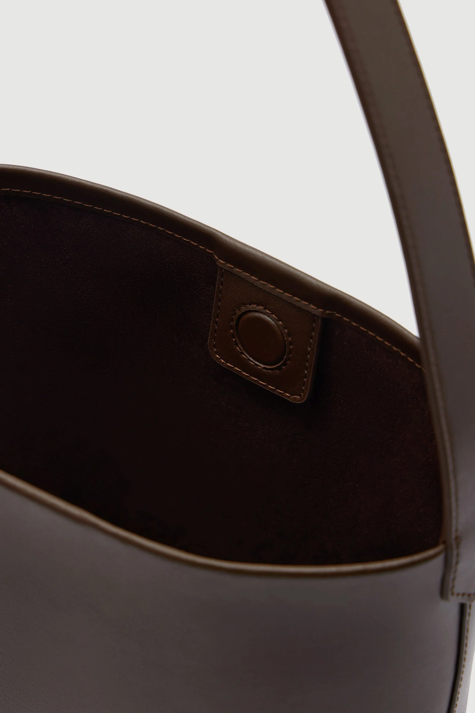Leather Mini Bucket Bag