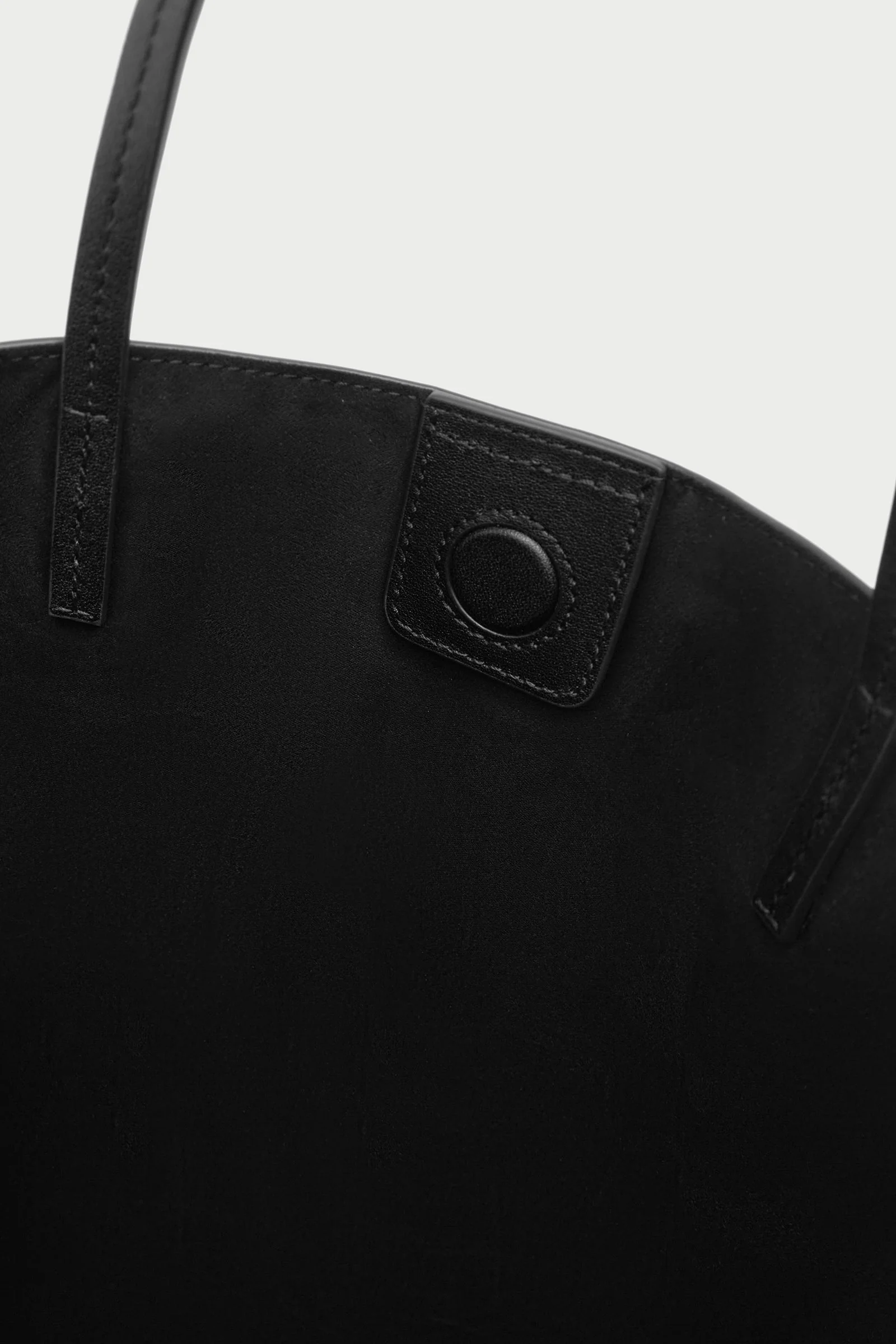 Black Leather Shoulder Bag