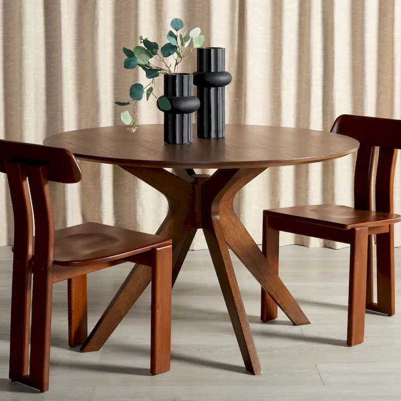 Couture Meiko 46-inch Round Dining Table - 46 In W x 46 In D x 30 In H - 46Wx46Dx30H