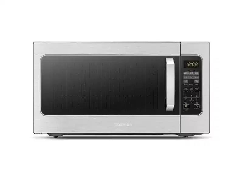 Toshiba 2.2 Cu. Ft. 1200-Watt Countertop Microwave Oven with Smart Sensor and Eco Mode (Stainless Steel)