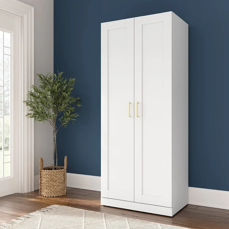 30W Tall Storage Cabinet with Doors