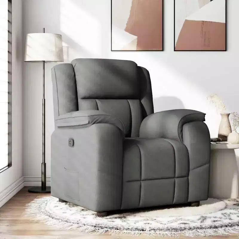 vidaXL Electric Recliner Chair with Massage Function in Fabric