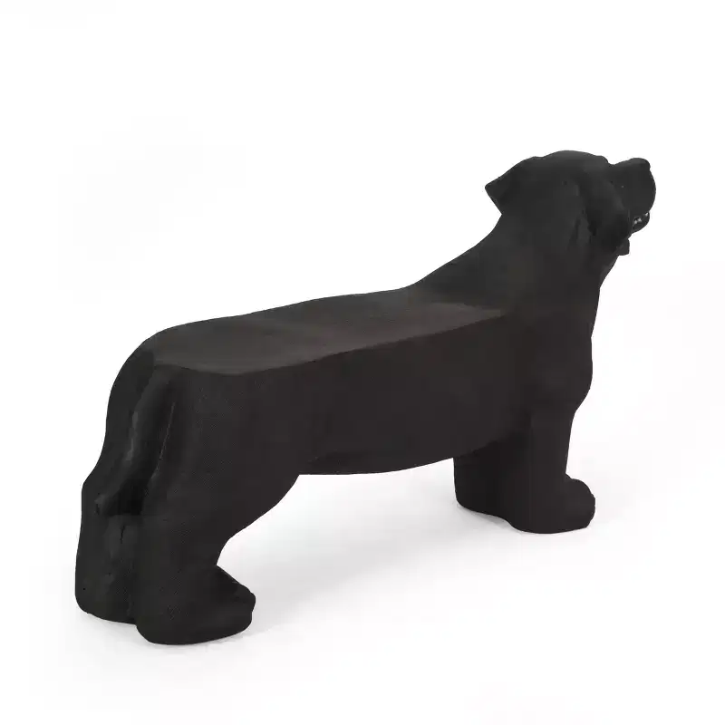 Christopher Knight Home Damien Modern Lightweight Concrete Patio Dog Bench
