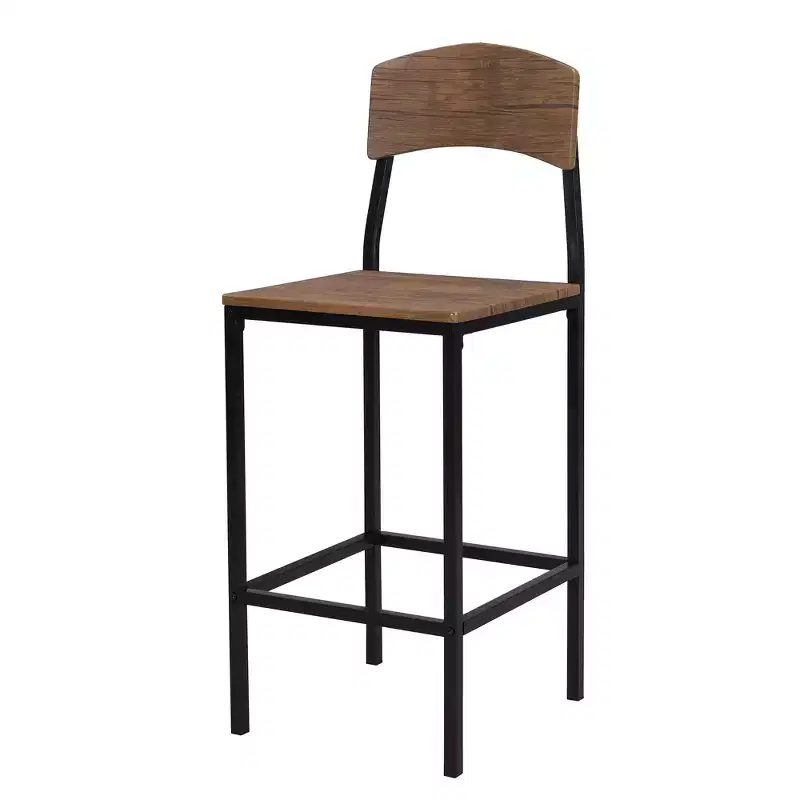 Whisen Farmhouse 5-piece Counter Height Drop Leaf Dining Table Set with Dining Chairs
