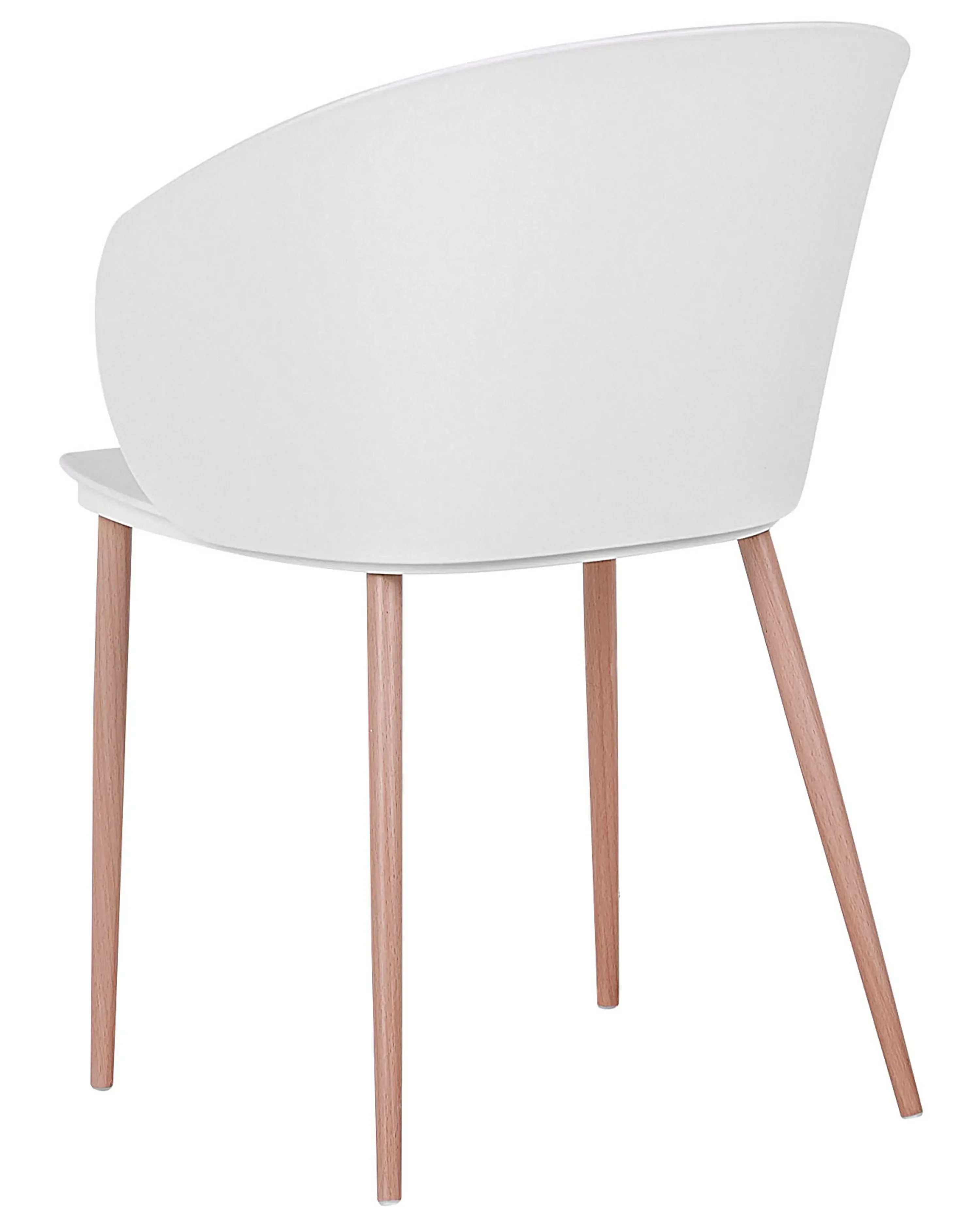Set di 2 sedie da pranzo Bianco