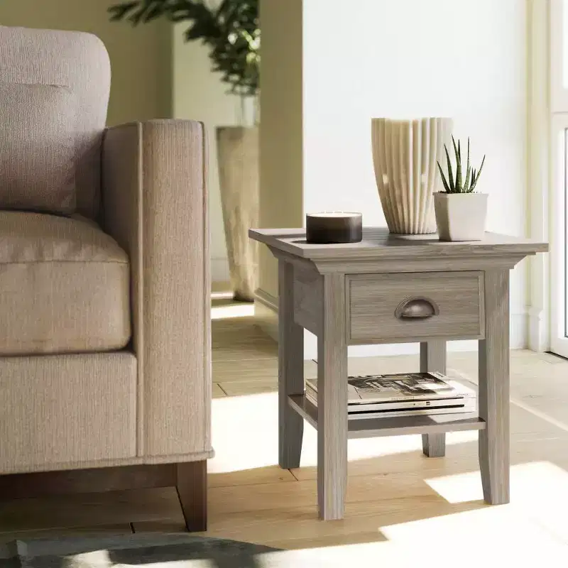 19 Mansfield Solid Wood End Table - Wyndenhall