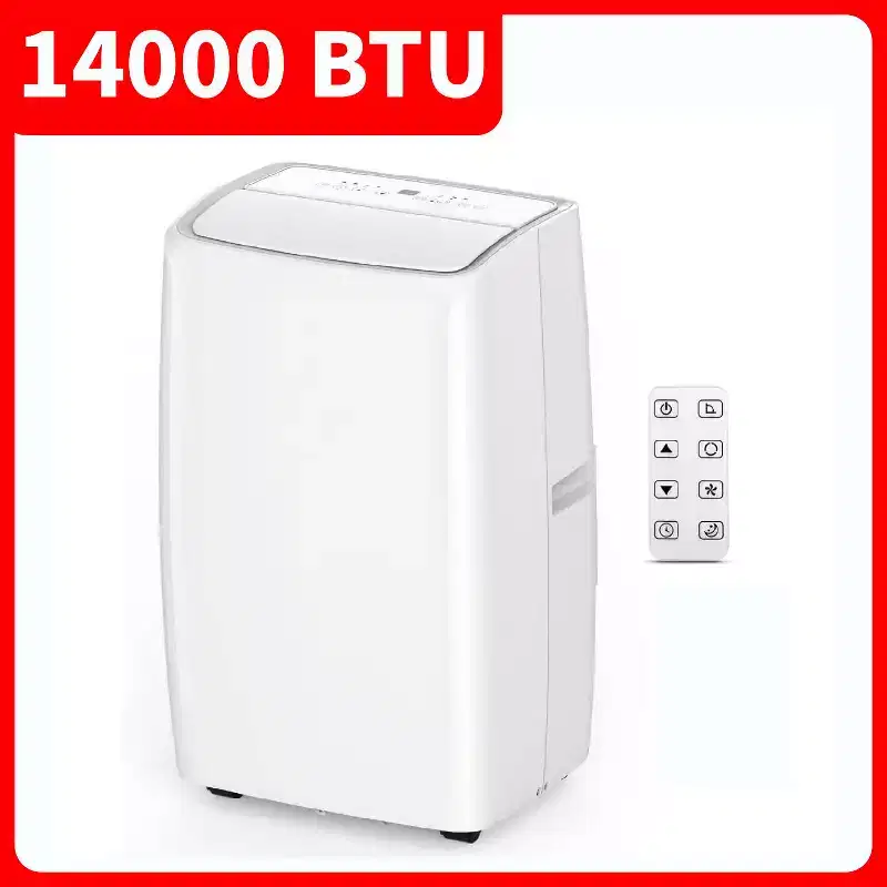 GustoWave Portable Air Conditioner, 14000 BTU AC Unit for Home & Office Use, Rooms Up to 750 Sq.Ft.
