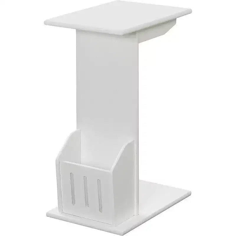 Set of Two Versatile Nesting End Tables with Space Saving Design for Living Room, Bedroom or Office Decor