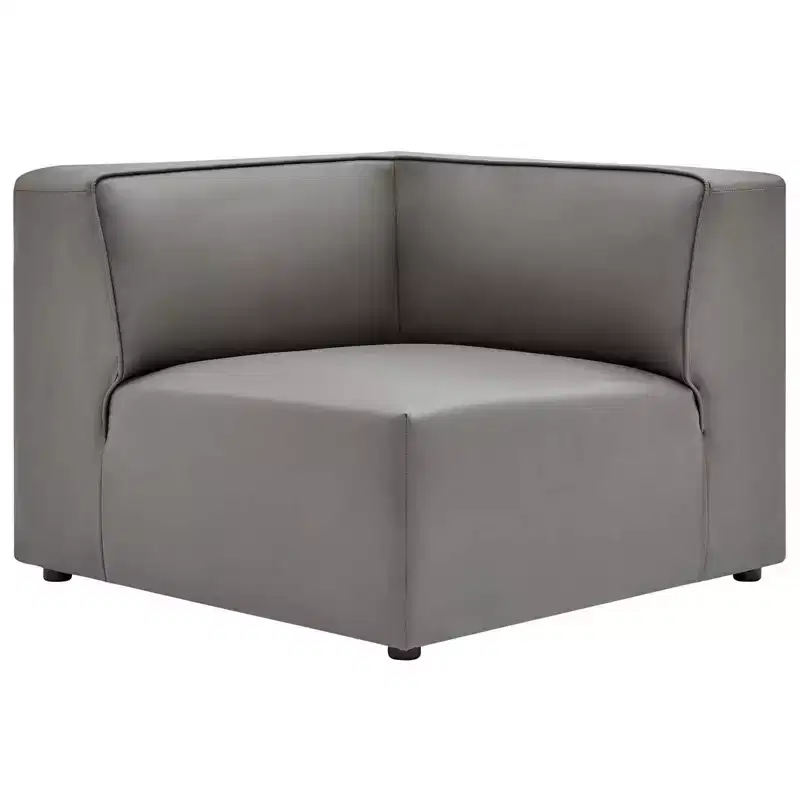 Mingle Vegan Leather Corner Chair - Modway