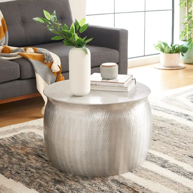 Metal Table Stool - 24W x 24D x 17H