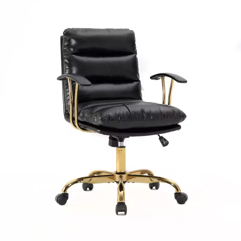 42 in. Adjustable Height Swivel Executive Office Chair with Cushion Seat