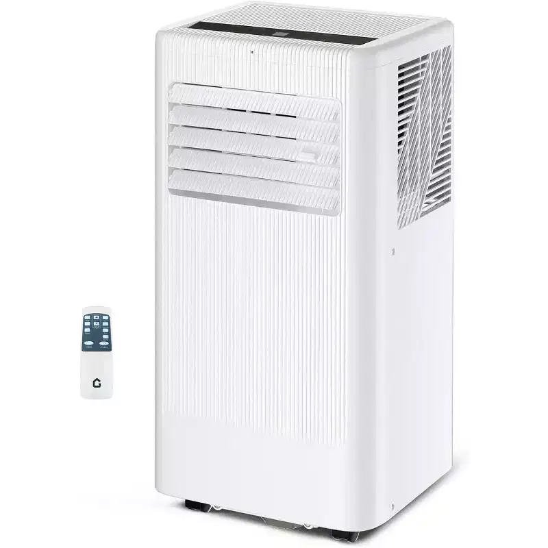 Acekool 10,000 BTU Portable Air Conditioner & Heater, 3-in-1 AC, Heat Pump, Fan, Dehumidifier, Remote, 24H Timer, Cools 450 Sq Ft, Window Kit