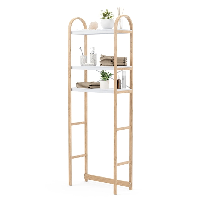 Umbra 1016856 Bellwood 24 Composite and Wood Bathroom Shelf